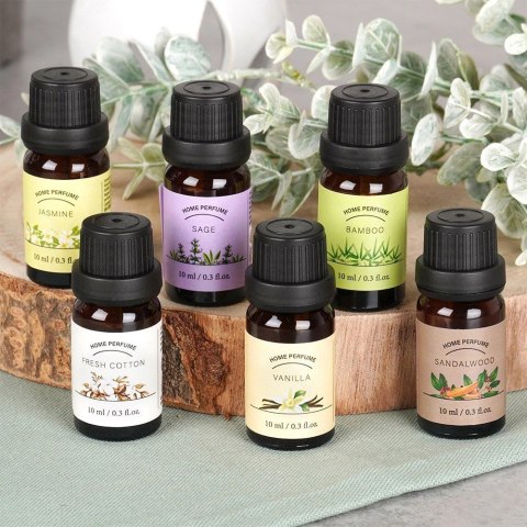 Zestaw Olejków Eterycznych 10 ml 6 szt. VILDE Zapachy do Aromaterapii