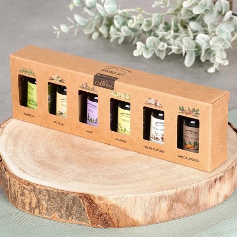 Zestaw Olejków Eterycznych 10 ml 6 szt. VILDE Zapachy do Aromaterapii