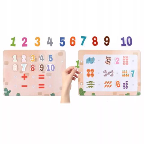 Cicha Książeczka Montessori Żywność na rzepy DIY Edukacyjna dla dzieci Luxma