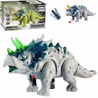 Dinozaur Interaktywny Triceratops - Chodzący, Świecący, Dźwięki dla Dzieci Luxma