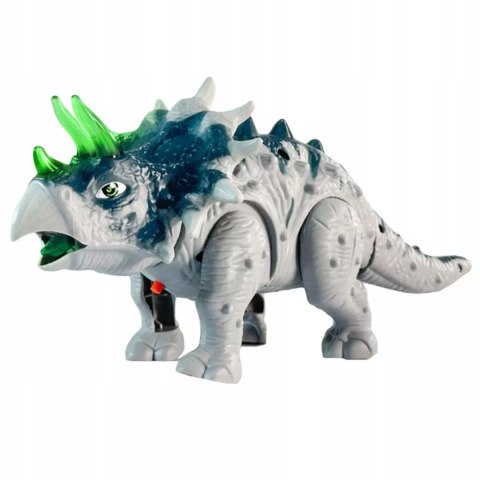 Dinozaur Interaktywny Triceratops - Chodzący, Świecący, Dźwięki dla Dzieci Luxma