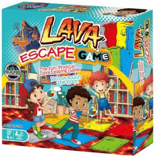 Gra Zręcznościowa podłoga to lawa dla Dzieci + Koło 20 Pól rodzinna Luxma