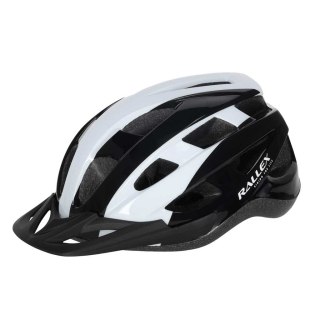 Kask rowerowy na rower RALLEX damski męski regulowany czarno-biały M 54-58cm Kik Sp. z o. o. Sp. k.