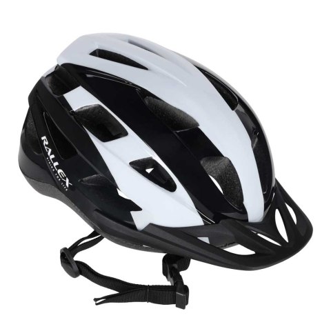 Kask rowerowy na rower RALLEX damski męski regulowany czarno-biały M 54-58cm Kik Sp. z o. o. Sp. k.