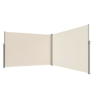 Markiza narożna boczna tarasowa LUARO parawan zwijany 180 x 620 cm beżowy Kik Sp. z o. o. Sp. k.