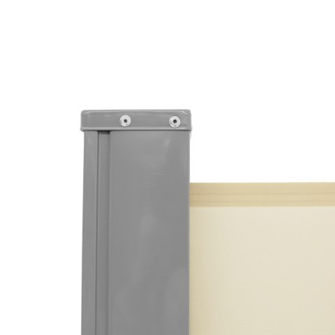 Markiza narożna boczna tarasowa LUARO parawan zwijany 180 x 620 cm beżowy Kik Sp. z o. o. Sp. k.