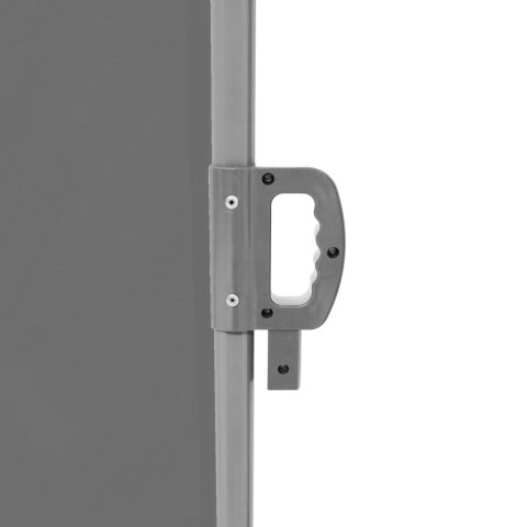 Markiza narożna boczna tarasowa LUARO parawan zwijany 180 x 620 cm szary Kik Sp. z o. o. Sp. k.