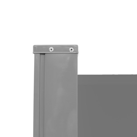 Markiza narożna boczna tarasowa LUARO parawan zwijany 180 x 620 cm szary Kik Sp. z o. o. Sp. k.