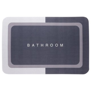 Mata Łazienkowa Antypoślizgowa Podgumowana 59 x 39 cm BATHROOM SOLUTIONS