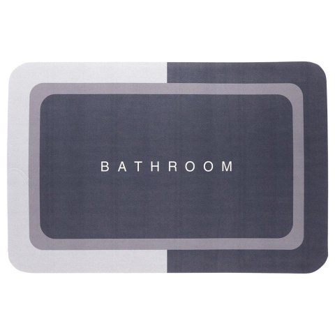 Mata Łazienkowa Antypoślizgowa Podgumowana 59 x 39 cm BATHROOM SOLUTIONS