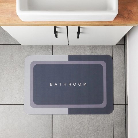 Mata Łazienkowa Antypoślizgowa Podgumowana 59 x 39 cm BATHROOM SOLUTIONS