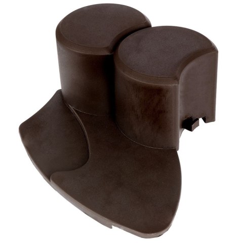 Palisada Ogrodowa Ozdobna Dekoracyjna Brązowa Obrzeże 4,1 m 32 el. VILDE