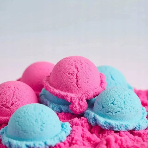 Piasek Kinetyczny dla dzieci Magiczny lodziarnia 1,5kg lody Foremki Luxma