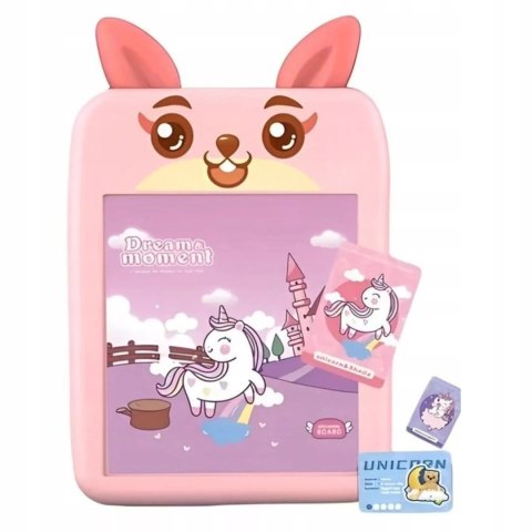 Tablica magnetyczna do rysowania dla dziewczynki układanka jednorożec pisak Luxma