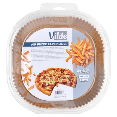 Wkład do Frytkownicy Air Fryer 50 szt. VILDE Papier Kwadratowy 23 x 23 cm