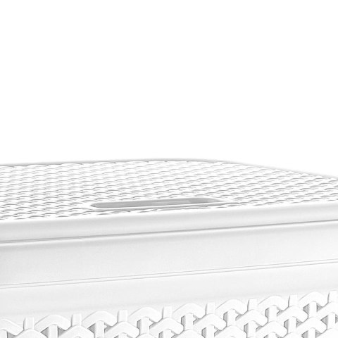 Wolnostojący Kosz na Pranie Biały 55 L ORION Odzież