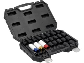 ZESTAW NASADEK UDAROWYCH 1/2' 24 SZT. YATO