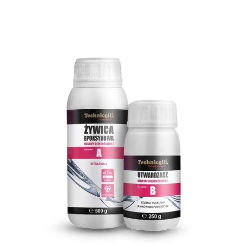 ŻYWICA EPOKSYDOWA DO ODLEWÓW CIENKOŚCIENNYCH 750G TECHNICQLL