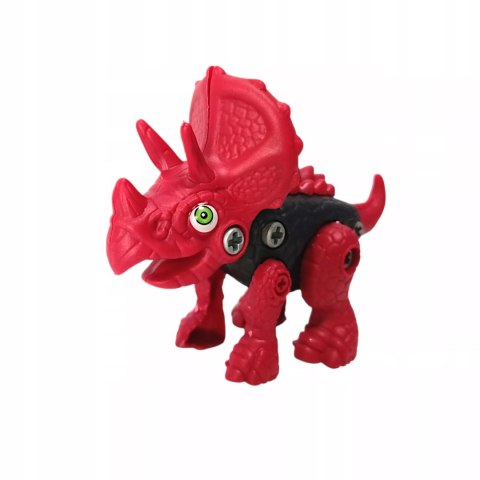 Dinozaur do skręcania dla dzieci - kreatywna zabawka konstrukcyjna DIY blue Luxma