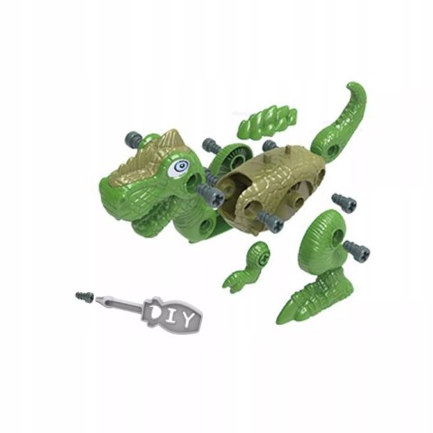 Dinozaur do skręcania dla dzieci - kreatywna zabawka konstrukcyjna DIY gree Luxma