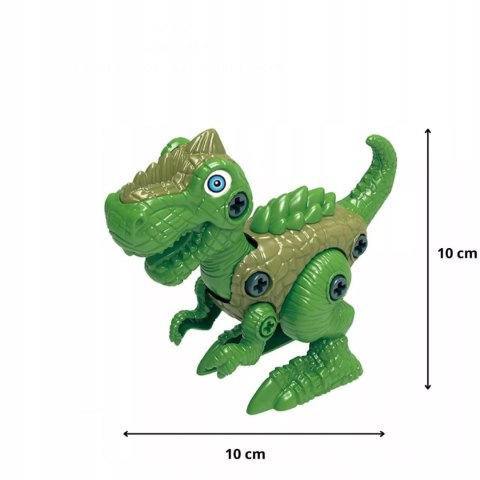 Dinozaur do skręcania dla dzieci - kreatywna zabawka konstrukcyjna DIY gree Luxma