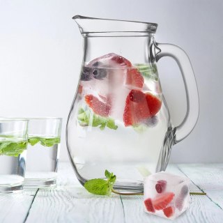 Forma do Kostek Lodu ORION XXL z Pokrywką Silikonowa Beżowa 6 szt.