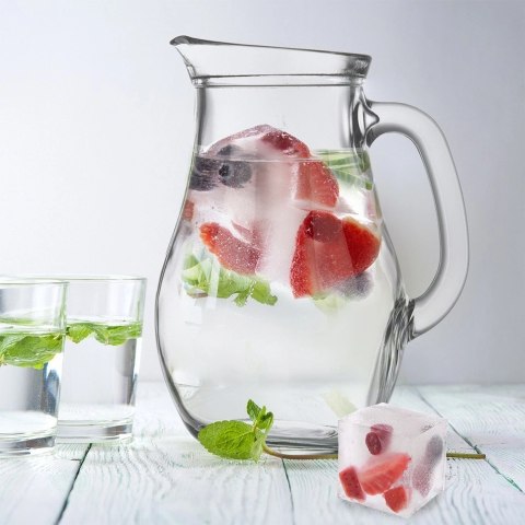 Forma do Kostek Lodu ORION XXL z Pokrywką Silikonowa Beżowa 6 szt.