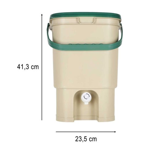 Kompostownik domowy LUARO pojemnik na kompost odpady kuchenne 15l Kik Sp. z o. o. Sp. k.