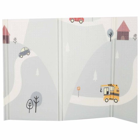 Mata edukacyjna piankowa dwustronna składana 150x200cm balony ulica Kik Sp. z o. o. Sp. k.