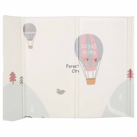 Mata edukacyjna piankowa dwustronna składana 150x200cm balony ulica Kik Sp. z o. o. Sp. k.