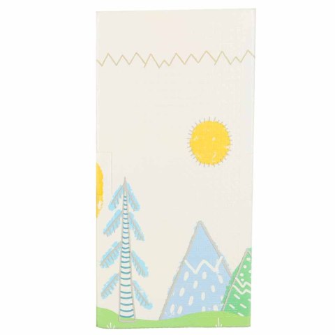 Mata edukacyjna piankowa dwustronna składana 150x200cm drzewa misie Kik Sp. z o. o. Sp. k.