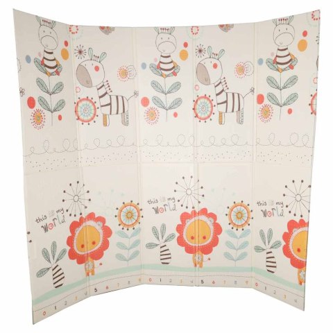 Mata edukacyjna piankowa dwustronna składana 180x200cm zwierzęta wzór Kik Sp. z o. o. Sp. k.