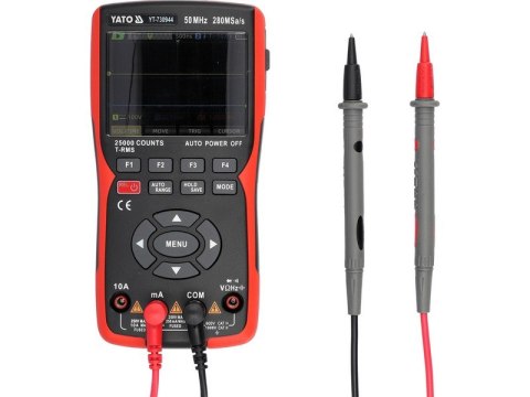 OSCYLOSKOP MULTI 280MSA/S 50MHZ 3W1 YATO