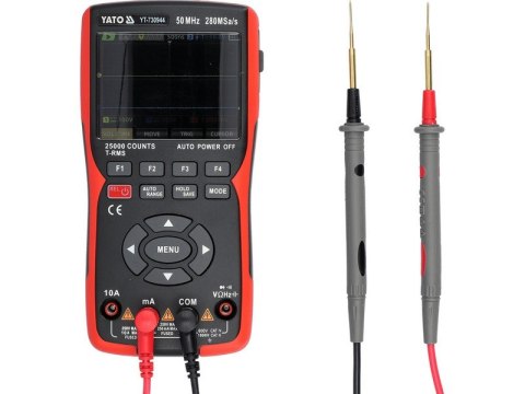 OSCYLOSKOP MULTI 280MSA/S 50MHZ 3W1 YATO