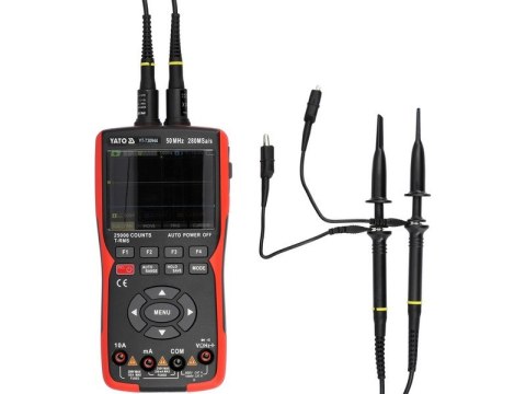 OSCYLOSKOP MULTI 280MSA/S 50MHZ 3W1 YATO