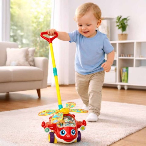 Pchacz na kiju samolot helikopter z dźwiękiem Kik Sp. z o. o. Sp. k.