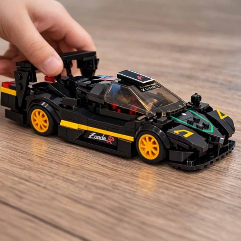 Samochód Rastar 93900-B Pagani Zonda R 1:28 klocki 387el. Kik Sp. z o. o. Sp. k.