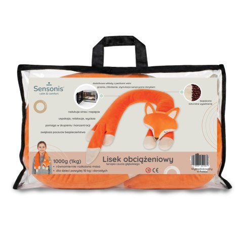 Sensonis Pluszak Obciążeniowy Lisek - skupienie, wyciszenie, koncentracja