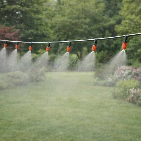 Zraszacz ogrodowy LUARO kurtyna wodna mgiełka system nawadniania 25m Kik Sp. z o. o. Sp. k.