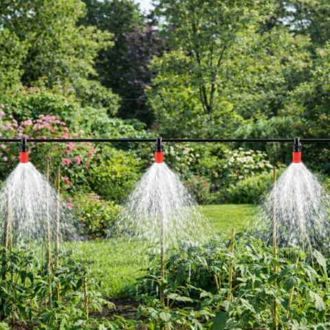 Zraszacz ogrodowy LUARO kurtyna wodna mgiełka system nawadniania 25m Kik Sp. z o. o. Sp. k.