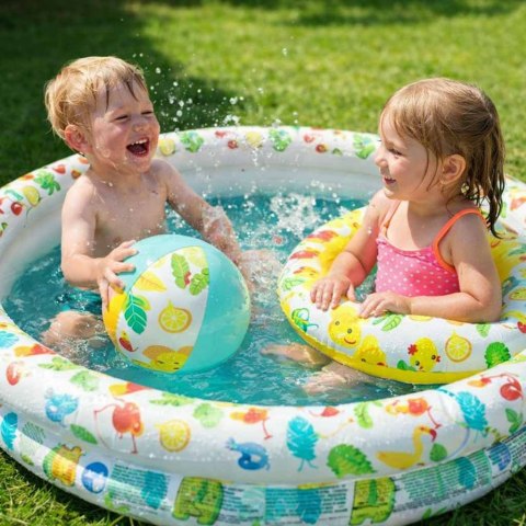 Basen dmuchany ogrodowy 3w1 dla dzieci kółko piłka BESTWAY 51124 122cm Kik Sp. z o. o. Sp. k.