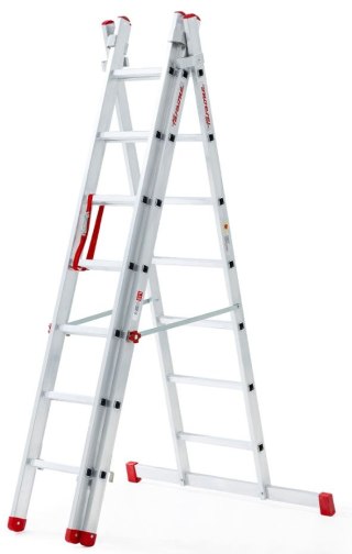 DRABINA TRZYELEMENTOWA 3X9 SZCZEBLI AK280.3SC - F. SCHODOWA FARAONE