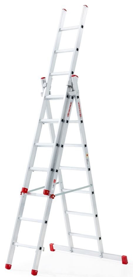 DRABINA TRZYELEMENTOWA 3X9 SZCZEBLI AK280.3SC - F. SCHODOWA FARAONE