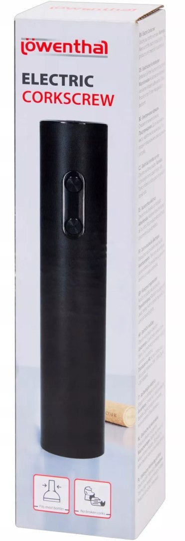 Elektryczny korkociąg do wina automatyczny otwieracz czarny bez użycia siły Bez marki