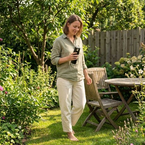 Kubek bidon termiczny z ustnikiem termos LED 350ml czarny Kik Sp. z o. o. Sp. k.