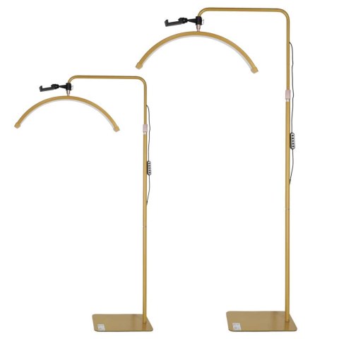 Lampa do przedłużania rzęs LED 36W regulowana kosmetyczna bezcieniowa łuk złota Kik Sp. z o. o. Sp. k.