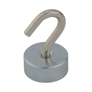 MAGNES NEODYMOWY OKRĄGŁY Z HACZYKIEM M4 19*8MM 2 SZT STAHL UN