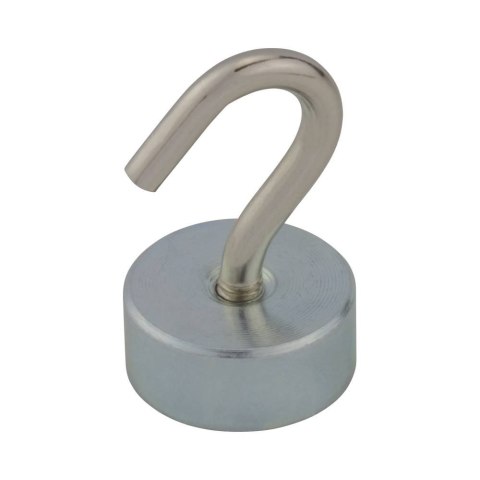 MAGNES NEODYMOWY OKRĄGŁY Z HACZYKIEM M4 19*8MM 2 SZT STAHL UN