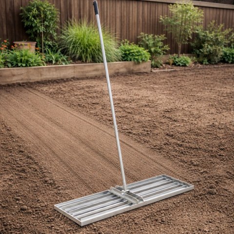 Niwelator ogrodowy 100 cm ze stali TopStoc