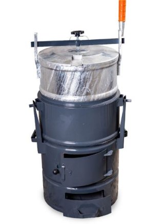 PARNIK Z SZAMOTEM KOCIOŁ NIERDZEWNY 100 L UN